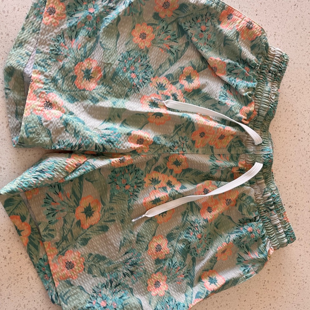 Floral Patterned Swim Shorts